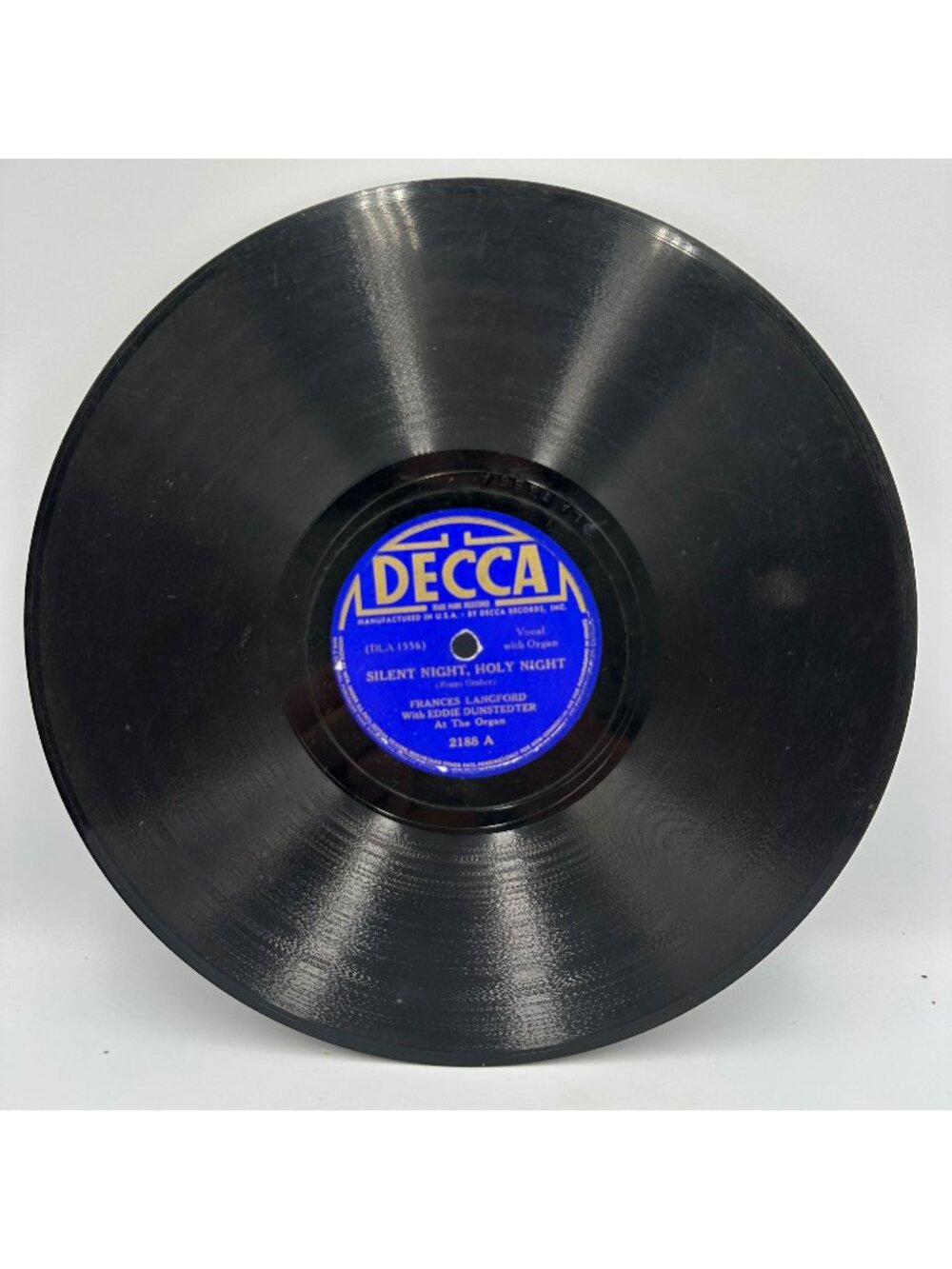 Silent Night Holy Night / Adeste Fideles - 78 RPM Decca Records Frances Langford
